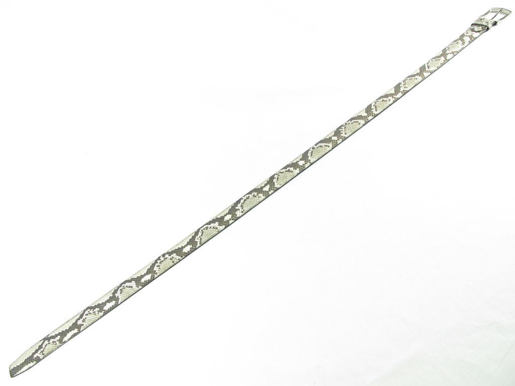 Пояс из кожи питона Pelgio натуральный без отверстий, цвет,