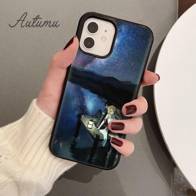 Чехол для телефона Sword Art Online SAO с аниме для iPhone 11 12 13 14 Pro Max mini XR XS SE 2020 6S 7 8 Plus Samsung Galaxy S21 S22