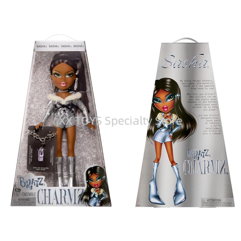 Модные куклы Bratz Charmz Коллекция Металлический Серебряный: Саша Клои Жасмин Джейд Коллекционный Браслет-Шарм Подарок для Детей Игрушки