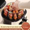 Air Fryer Stainless Steel Skewer Rack for Vertical Barbecue Cooking