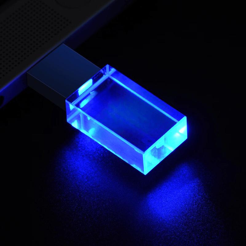 OLOEY Кристальный USB-накопитель с двойным интерфейсом