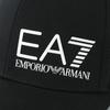 Emporio Armani EA7 Women's Cap, Black, White, Logo, Size S [Parallel Import]