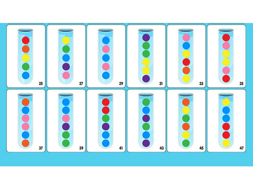 Pompon Test Tube Fine Motor Skills Toy for Color Recognition and Early Education