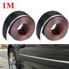 1/2Pcs 1M Exterior Car Auto Door Side Adhesive Strip Trim Tape Molding Styling Decoration Car Bumper Strip Protector