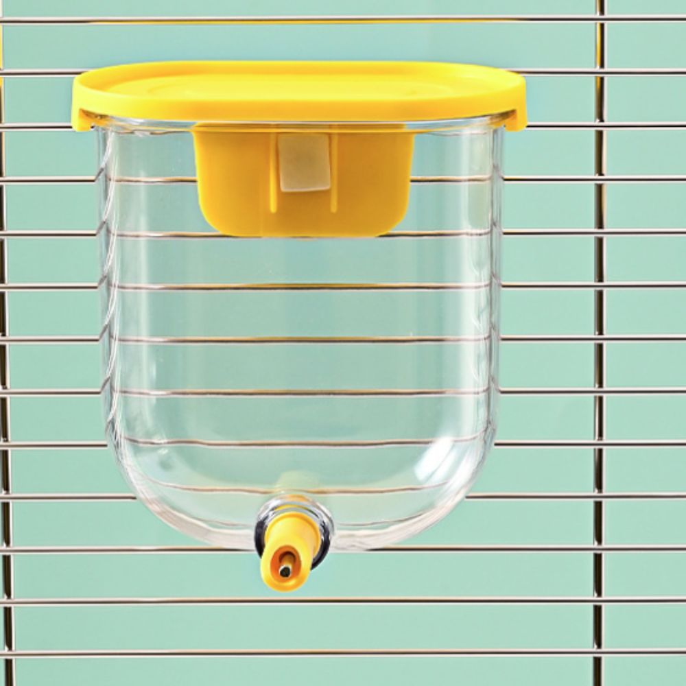 Automatic Parrot Water Dispenser Pin-Touch Bird Cage Waterer Easy To Install