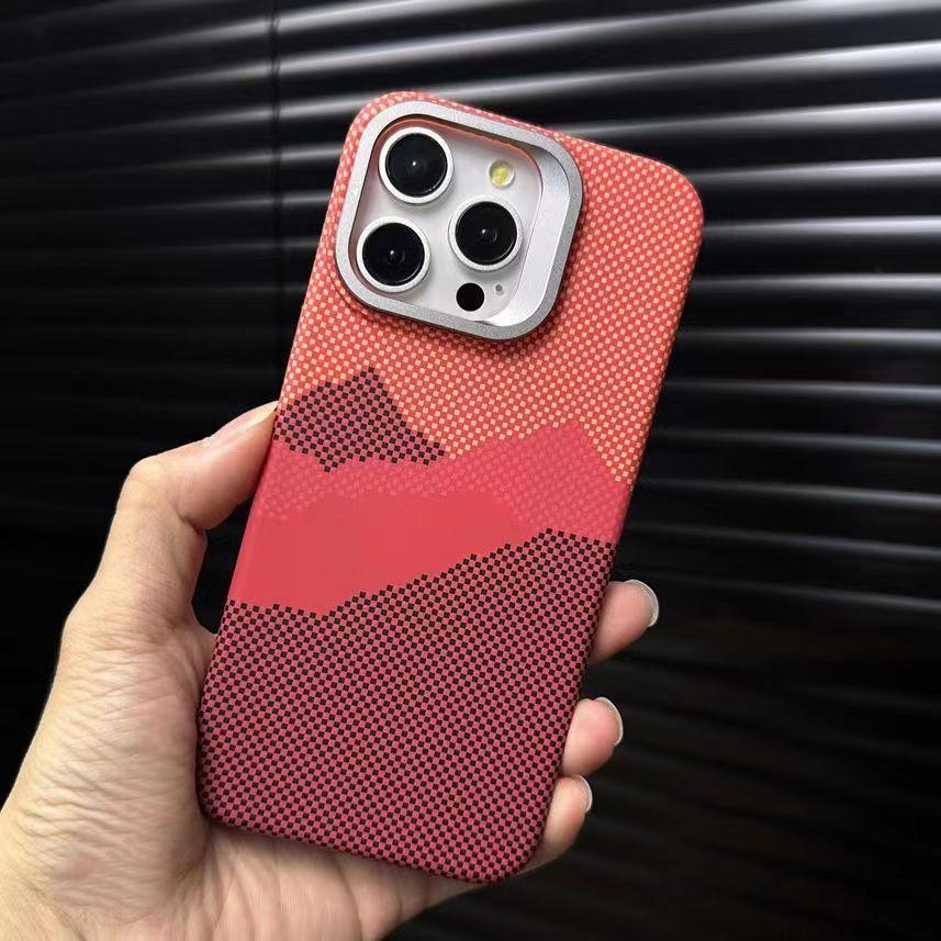 iPhone 16 Pro Max Чехол Gaoshan Starry Sky из Келара с магнитами - Ударопрочная защита из ПК для Apple 15