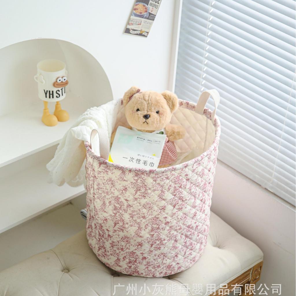 Foldable Multi‑Purpose Storage Bin Lightweight Hand‑held Fabric Storage Bag For Cosmetic Underwear Toys Home Organization
