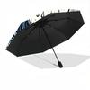 1pc Ocean Waves Auto Open/Close Umbrella, Portable Folding Umbrella for Travel, Themed Events,