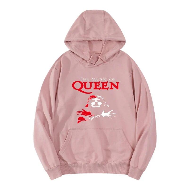 Толстовки с легендарной рок-группой Queen, женские уличные толстовки с капюшоном, пуловеры в стиле Харадзюку, спортивные костюмы унисекс, одежда
