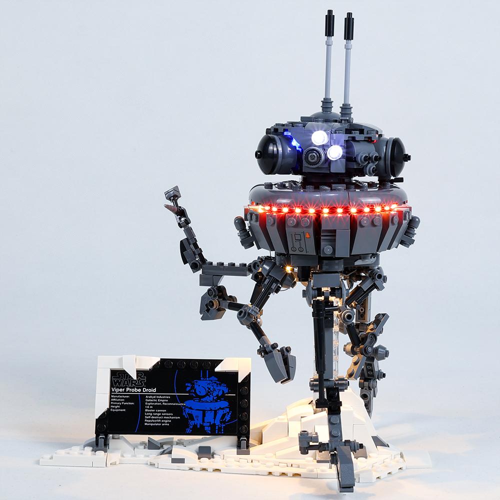 Набор светодиодных фонарей EASYLITE для 75306 Wars Imperial Probe Droid, коллекционные игрушки «сделай сам», блоки, только кирпичи, комплект освещения, нет