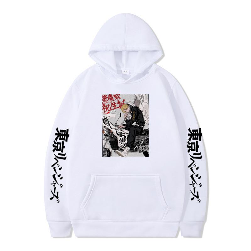 Japanese Swastika Avengers Anime Print Hooded Sweater
