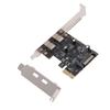 Карта PCIe на USB 3.2 Gen 1 с пропускной способностью 5 Гбит/с, 2 порта USB Type C, карта расширения PCIe, USB-карта для настольного ПК