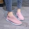 Обувь Модные кроссовки Женские Прогулочные женские повседневные туфли Кроссовки на плоской платформе Носки Массивные кроссовки Слипоны Женские Mujer