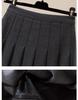 Women's Wool Pleated A-Line Skirt - Autumn/Winter 2025 - High Waist, Slim Fit, School Style, Thick JK Short Skirt
