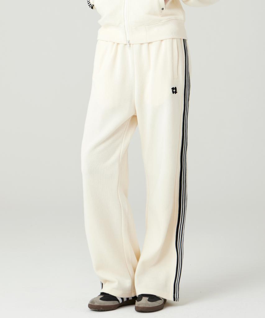 URBANAGE Authentic Line Track Pants_Ivory