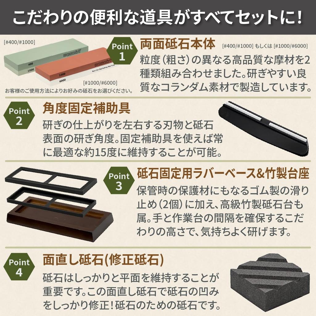 Nesect Whetstone Set with Base and Blade Perfect for and Home Perfect for Finishing and Sharpening in Double-Sided Fixture, Sharpening, Professional,