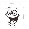 DIY Removable Smile Face Funny Bathroom Toilet Seat Art Wall Sticker Home Decor