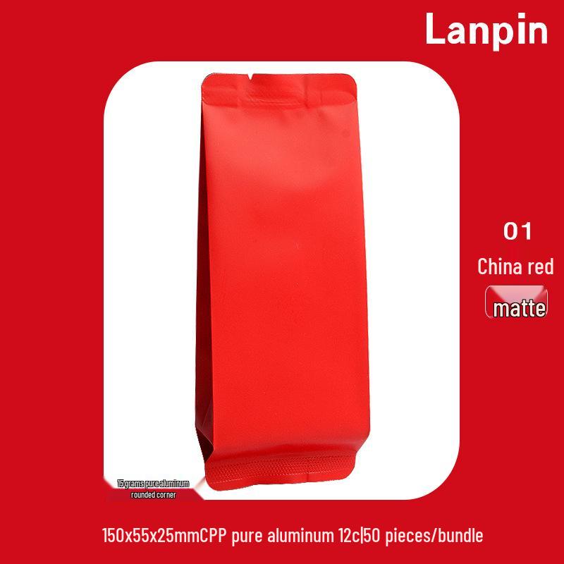 Премиальный алюминиевый фольгированный чайный пакетик для Яньча, черного чая, зеленого чая, корицы, Да Хун Пао