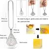 Stainless Steel Spring Coil Whisk Wire Cream Egg Beater Gravy Cream Hand Mixer Kitchen Tool For Mixing Blending Stirring