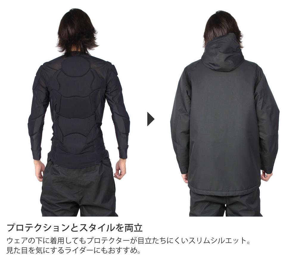 VAXPOT Body BLK WL uses NBR Protector, VA-3002 (Women's L), closed-cell padding.