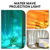 Dynamic Aurora Northern Lights Water Ripple Projector Night Light 17 Colors Flame Crystal Lamp for Living Room Study Bedroom