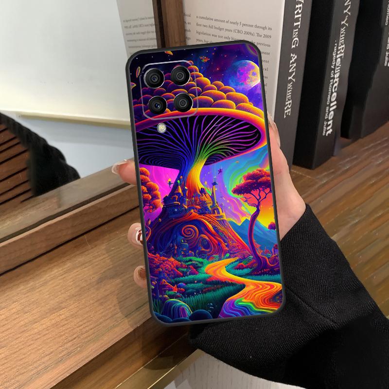 Weird Trippy Mushroom For Samsung Galaxy M13 M23 M33 M53 M21 M31 M51 M30s M20 M12 M32 M52 M14 M34 M54 Phone Case