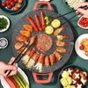 Medical Stone Non-Stick Plug-In Grill Plate for Outdoor and Indoor BBQ, Steaks, and Korean Smokeless Grilling