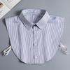 Men's Detachable Pure Cotton Shirt Collar for All-Season Business Wear