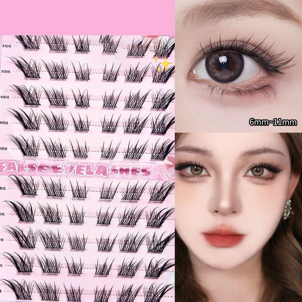 Натуральные накладные ресницы 3D Пушистые Наращивание ресниц Модные Искусственные ресницы Принадлежности для макияжа