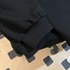 Женский свитшот Хлопок Оверсайз Имитация двойки Свободный Круглый вырез Повседневный Пуловер Длинный рукав Зимний свитшот Топ