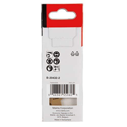 Makita B-20432 Полотно сабельной пилы для резки древесины с гвоздями, 6TPI, 4 дюйма, 5 шт.