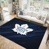 Toronto Maple Leafs Design Crystal Velvet Carpet Cozy Non?Slip Printed Rug For Bedroom Living Room Entrance