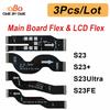 3 шт. Материнская плата Основная плата Разъем экрана LCD Шлейф Для Samsung S23 Plus Ultra FE S911 S916 S918 S711