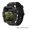 Чехол + Ремешок для Apple Watch Ultra 3/2 49 мм 46 44 45 мм Силиконовый Ремешок Водонепроницаемый Сплав Покрытие Браслет для IWatch series 11 10 9 8 7