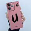 Чехол для Realme Note 70 Note 70T Чехол-бампер для Realme Narzo 80 Lite Милые начальные буквы Ударопрочный Мягкий силиконовый Чехол для телефона