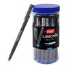 Шариковая ручка Flair Carbonix Blue, банка, 1 упаковка x 25 штук, средний стержень, жидкие чернила, гладкое письмо, для школы, колледжа, офиса