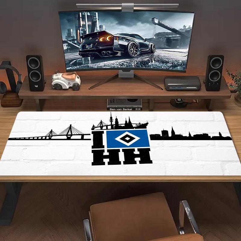 Hamburger Sv Mouse Pad Large Gaming Table Cushion Nonslip Laptop Tablet Big Mousepad Xxl Mat Mini Pc Playmat With Lock Edge