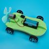 Educational DIY Wind Power Car Model Children Handmade Assembling Toy