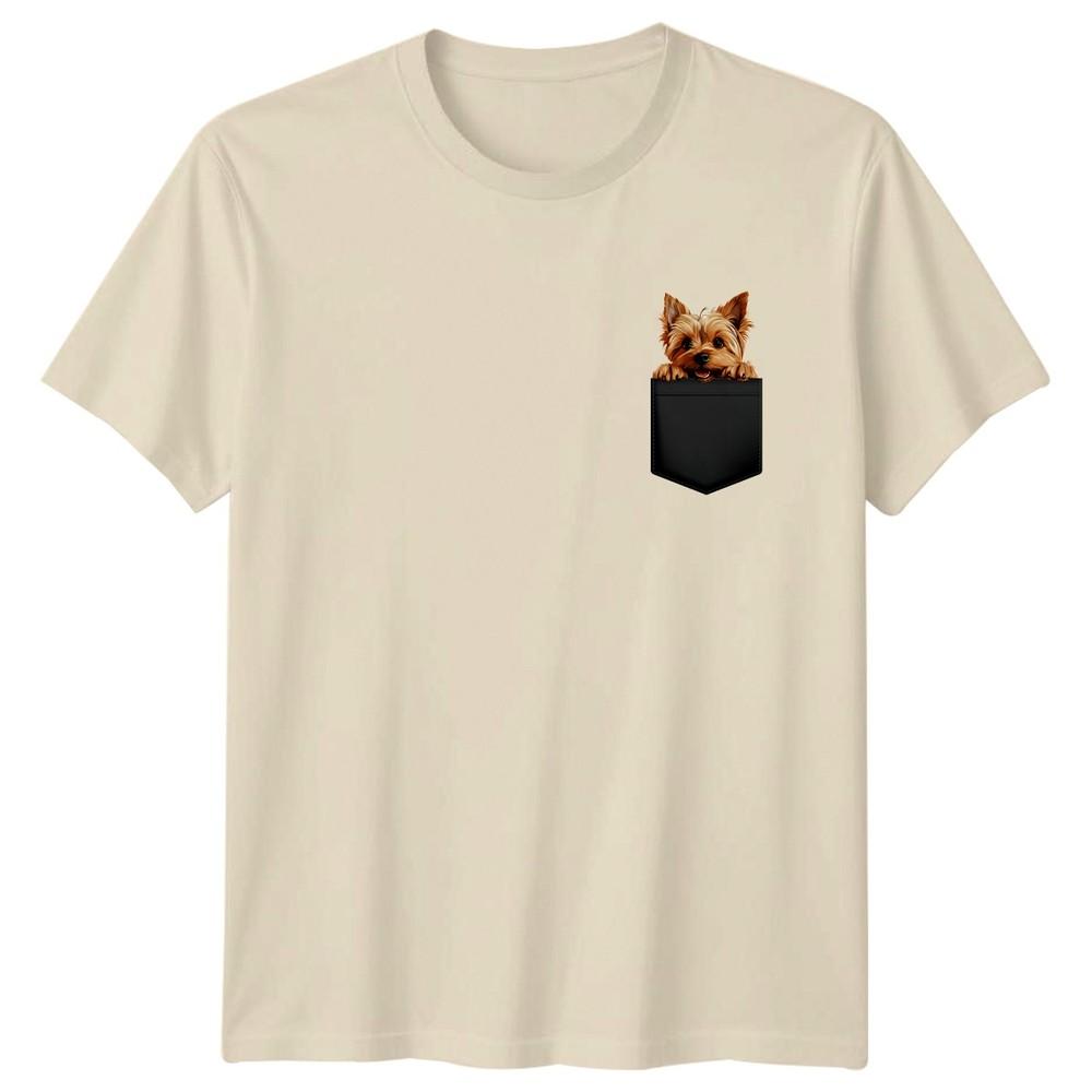 Yorkshire Terrier Dog Pocket Animals Unisexs TShirt Unisexs Graphic Tee Unisex