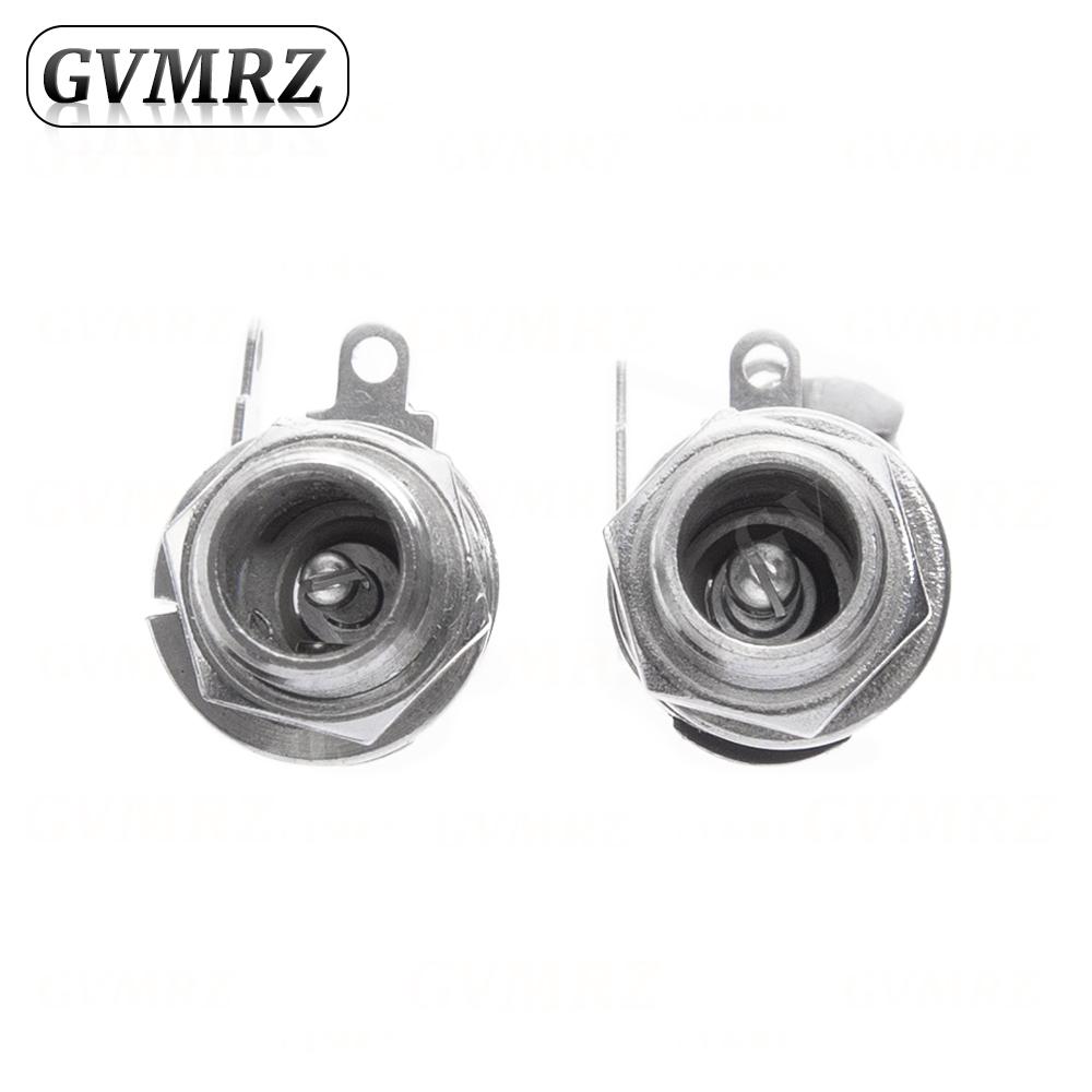 10PCS DC025M 5.5*2.1/2.5mm DC Socket With Nut 5.5x2.1/5.5x2.5 mm DC Power Jack Socket Female Panel Mount Connector