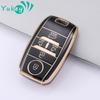 For KIA Rio Rio5 Sportage Ceed Cerato K3 KX3 K4 K5 Sorento Optima Picanto TPU Car Remote Key Case Cover Shell Accessories