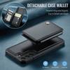 For Samsung Galaxy S22 5G Case Leather Mobile Cover with Detachable Magnetic Card Bag