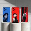 Чехол для телефона Dark goth girl Силиконовый черный Мягкий Для IPhone 17,16,15,14,13,12,11,SE,Plus Pro Max