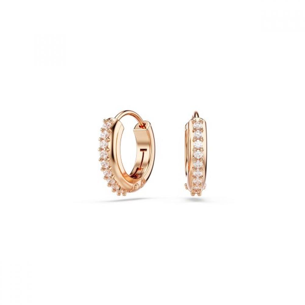 Swarovski Rose Gold Mini Hoop Earrings 5690669