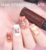 kads Незрелость 033 Nail Art Штамповочная пластина Трафарет для печати ногтей Шаблон Маникюрный инструмент