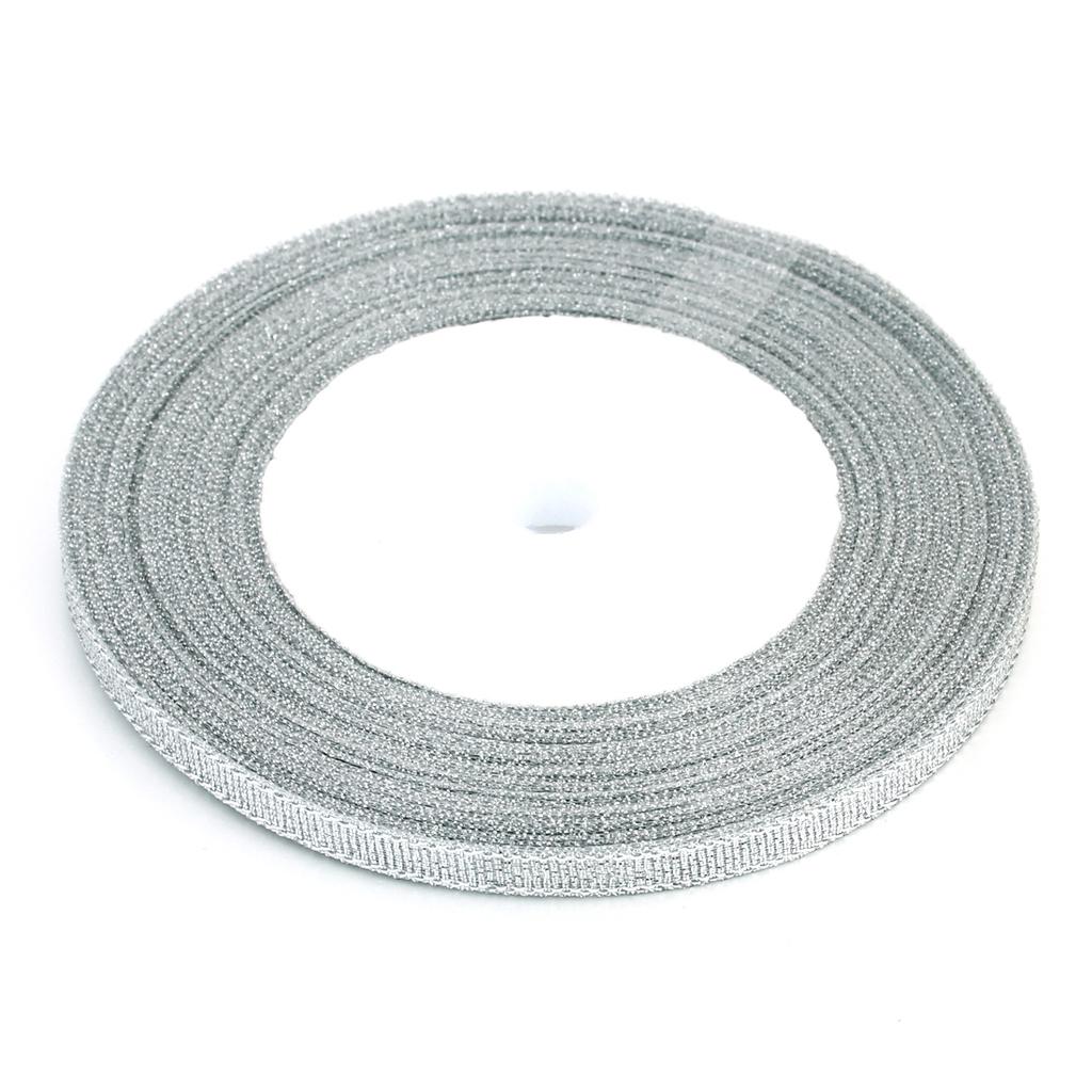 25 ярдов/рулон 6-50 мм Золотые Серебряные Ленты Блестящая Атласная Лента Для Рукоделия Торт Упаковочные Материалы Для Подарков Свадебное Украшение Своими Руками