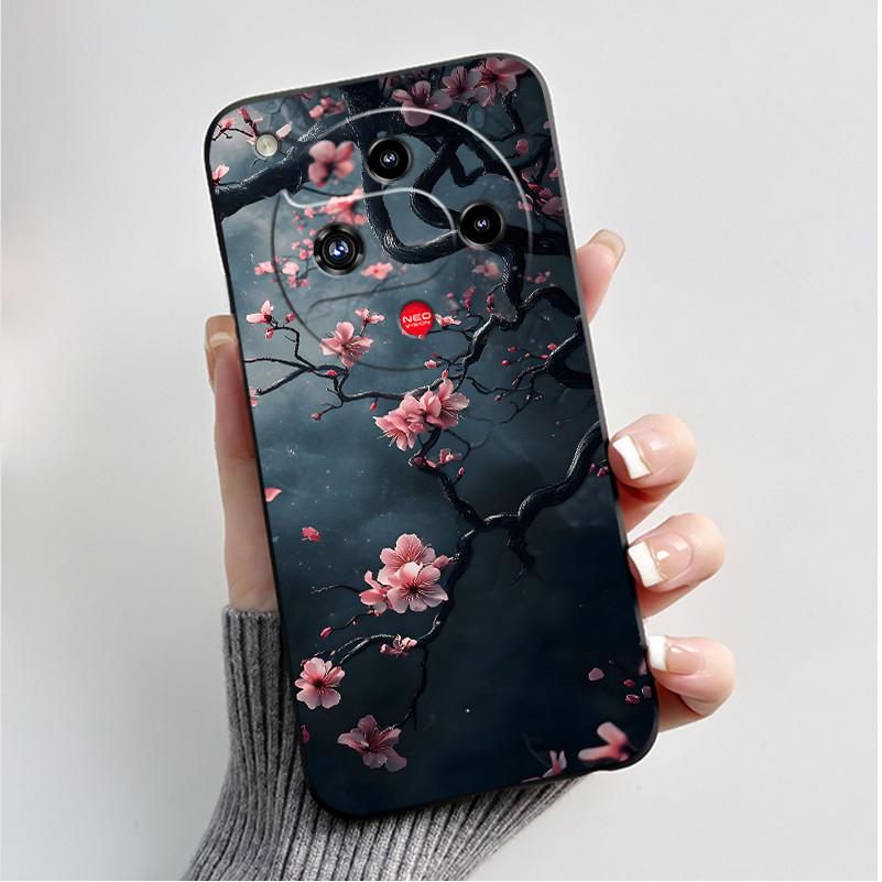 Чехол с рисунком для ZTE Nubia Focus 2 5G, мягкий силиконовый, черная оболочка, чехол с милым цветочным мультяшным рисунком