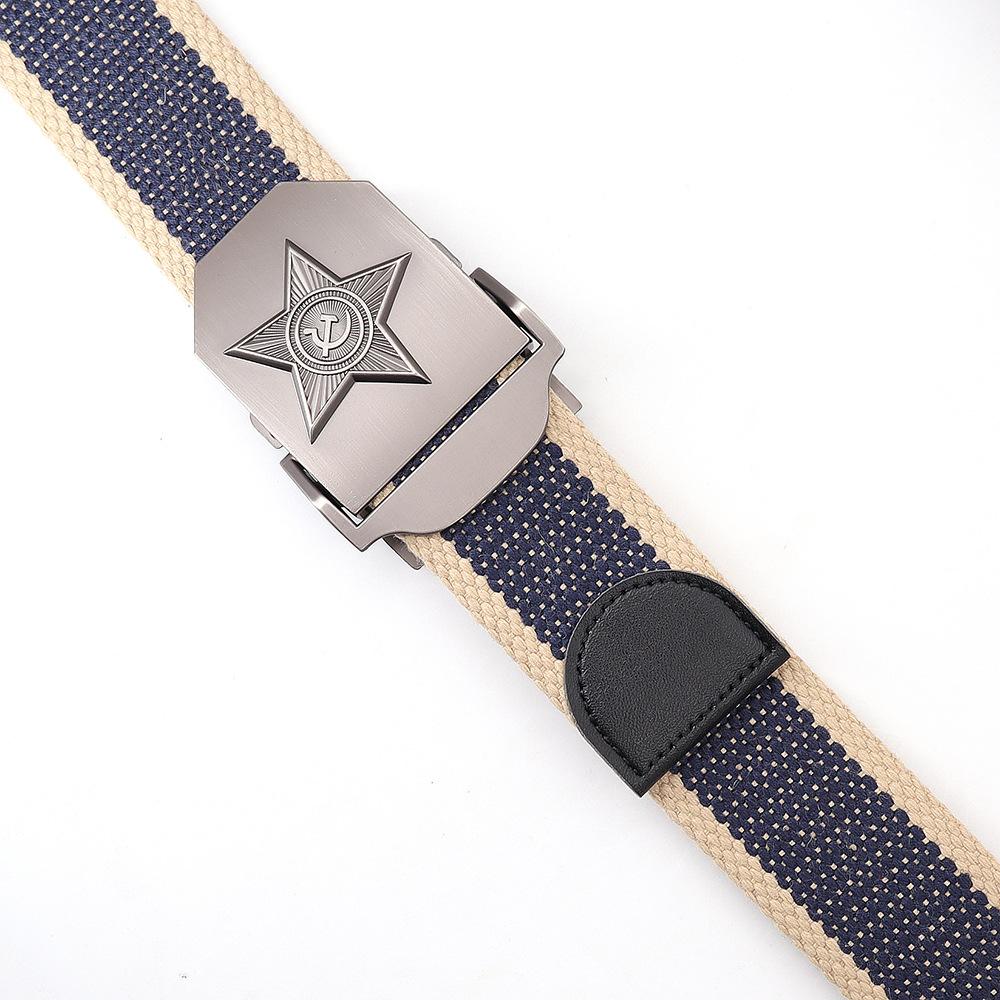 Новый мужской и женский ремень 3D советский государственный герб брезентовый ремень советский пояс памяти