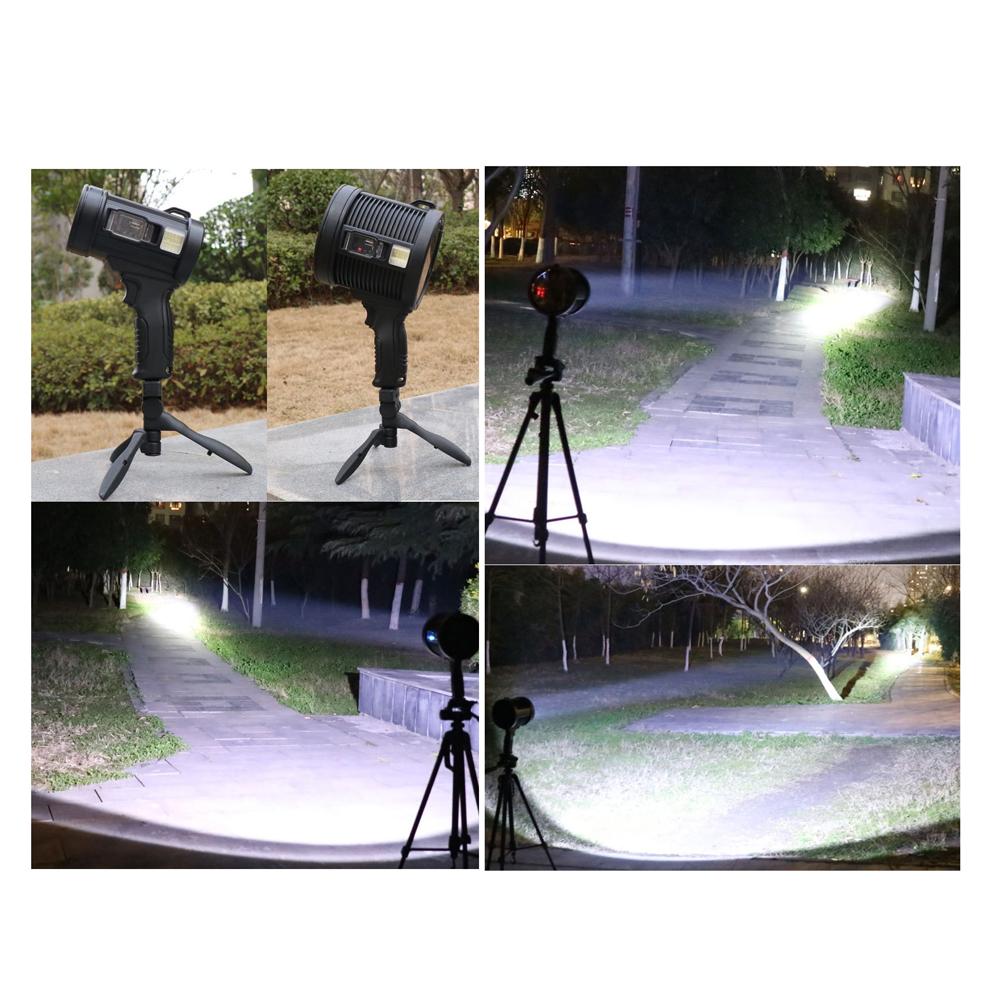 Высокая мощность, высокая яркость, портативная USB-перезаряжаемая лампа на солнечной энергии, водонепроницаемый фонарик