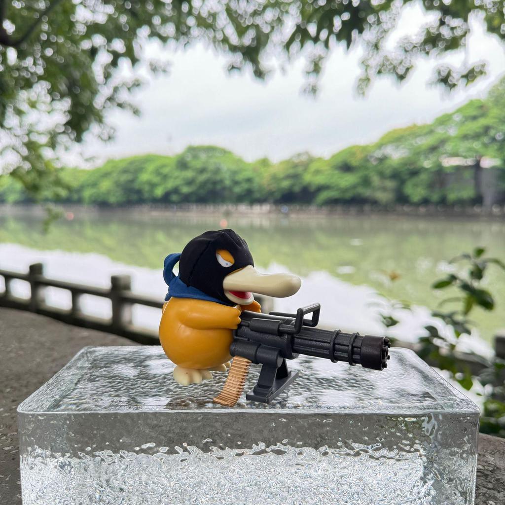 Мини Гатлинг-ган Псидак Украшение для автомобиля - Модель аниме-фигурки Покемона